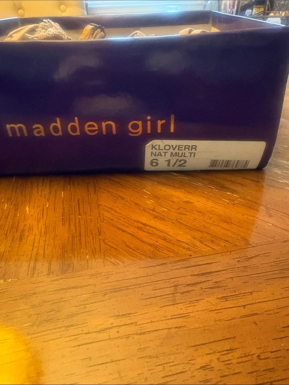 NWT Madden Girl Kloverr Floral Strap Wedge Sandals